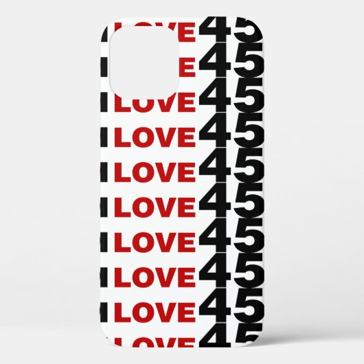 Coques Case-Mate iPhone J'Aime 45 Coque-coque iphone (Verso)