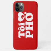 Coques Case-Mate iPhone J'aime (Amour) Pho (Tôi ❤ PHỞ) Langue Vietnamienne (Dos)