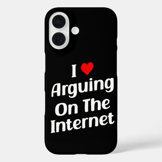 Coques Case-Mate iPhone J'Aime Argumenter Sur Internet Drôle Chroniquement (Verso)
