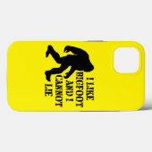 Coques Case-Mate iPhone J'aime Bigfoot et je ne peux pas mentir (Verso (horizontal))