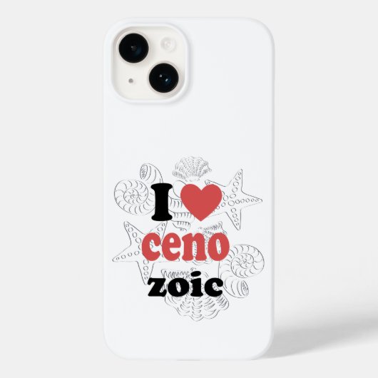 Coques Case-Mate iPhone J'aime Cénozoïque drôle de citation pour les scien (Verso)