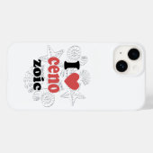 Coques Case-Mate iPhone J'aime Cénozoïque drôle de citation pour les scien (Verso (horizontal))