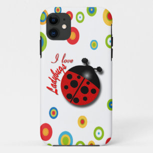 Coques Pour iPhone J'aime des coccinelles