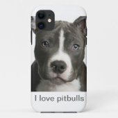 Coques Case-Mate iPhone J'aime des pitbulls (Dos)