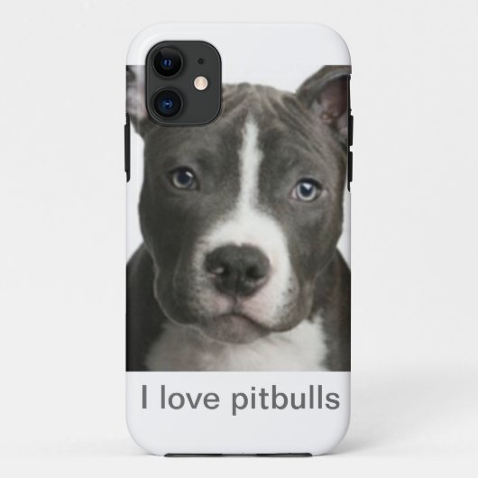 Coques Case-Mate iPhone J'aime des pitbulls (Dos)