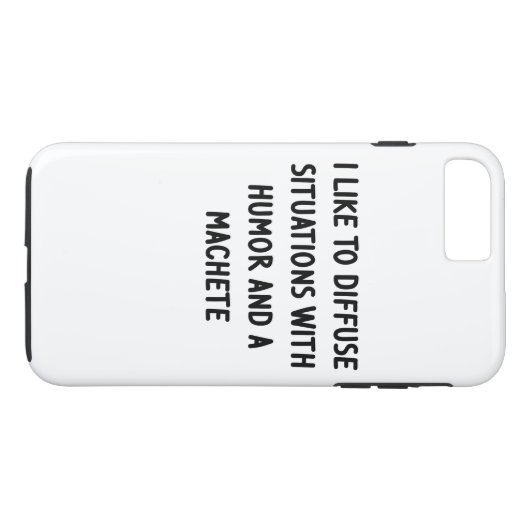 Coques Case-Mate iPhone J'aime diffuser des situations (Dos (Horizontal))