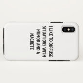 Coques Case-Mate iPhone J'aime diffuser des situations (Dos (Horizontal))