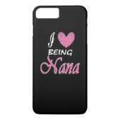 Coques Case-Mate iPhone J'aime être Nana (Dos)
