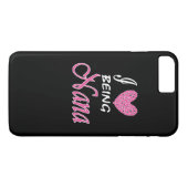 Coques Case-Mate iPhone J'aime être Nana (Dos (Horizontal))