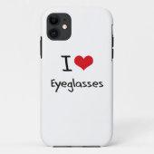 Coques Case-Mate iPhone J'aime Eyeglasses (Dos)