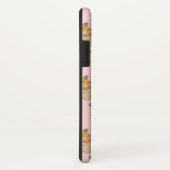 Coques Case-Mate iPhone J'aime Hamsters Motif Hamster Rose (Dos/Droite)