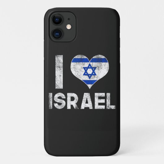 Coques Case-Mate iPhone J'aime Israël (Dos)