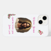 Coques Case-Mate iPhone J'aime Jésus (Verso (horizontal))