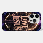 Coques Case-Mate iPhone J'aime Jésus #8 (Verso (horizontal))