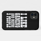 COQUES Case-Mate iPhone J'AIME JOUER ET PEUT-ÊTRE 3 PERSONNES (Dos (Horizontal))