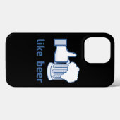 Coques Case-Mate iPhone J'aime la bière (Verso (horizontal))