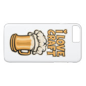 Coques Case-Mate iPhone J'aime la bière artisanale (Dos (Horizontal))