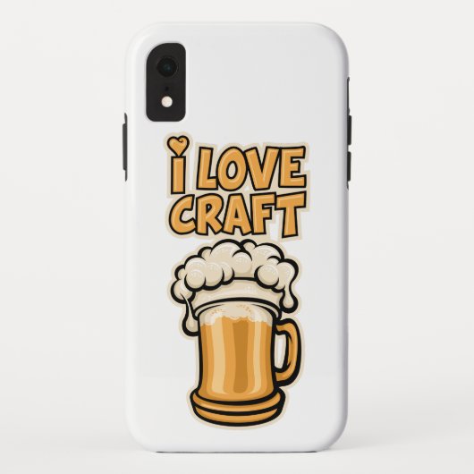 Coques Case-Mate iPhone J'aime la bière artisanale (Dos)