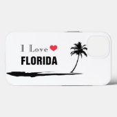 Coques Case-Mate iPhone J'aime la Floride (Verso (horizontal))