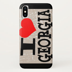 Coque Case-Mate Pour iPhone J'aime la Géorgie