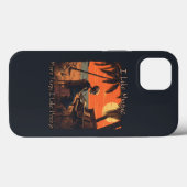 Coques Case-Mate iPhone J'aime la musique plus que les gens, le coucher du (Verso (horizontal))