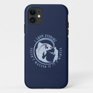 Case-Mate iPhone Case J'aime la pêche, peu importe si c'est l'hiver T-Sh