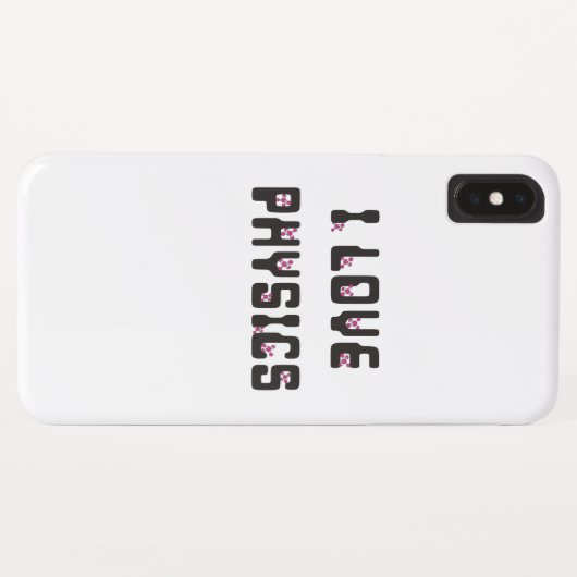 Coques Case-Mate iPhone J'aime la physique (Dos (Horizontal))
