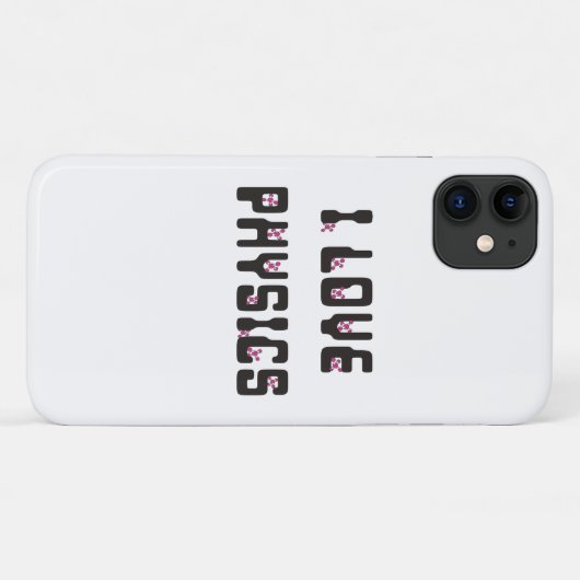 Coques Case-Mate iPhone J'aime la physique (Dos (Horizontal))