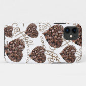 Coques Case-Mate iPhone J'Aime Le Café ! ! (Dos (Horizontal))