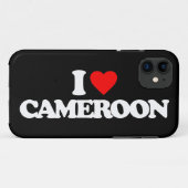COQUES Case-Mate iPhone J'AIME LE CAMEROUN (Dos (Horizontal))