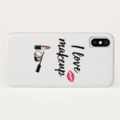 Coques Case-Mate iPhone J'aime le maquillage (Dos (Horizontal))