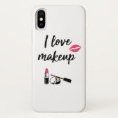 Coques Case-Mate iPhone J'aime le maquillage (Dos)