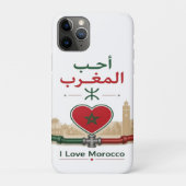 Coques Case-Mate iPhone J'aime le Maroc (Dos)