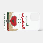 Coques Case-Mate iPhone J'aime le Maroc (Verso (horizontal))
