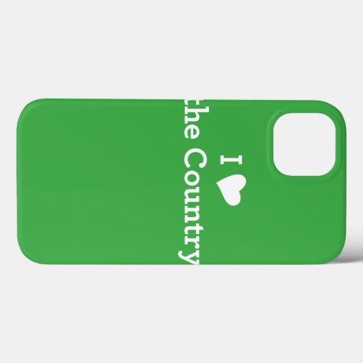 Coques Case-Mate iPhone J'aime le pays (Verso (horizontal))