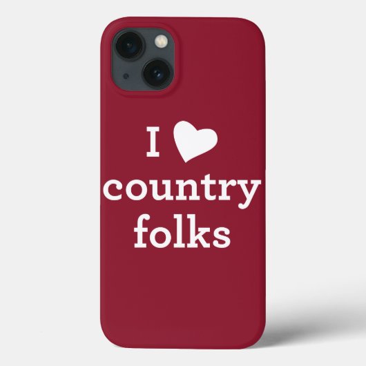 Coques Case-Mate iPhone J'aime le pays (Verso)