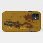 Coques Case-Mate iPhone J'aime le violon (Dos (Horizontal))