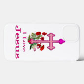 Coques Case-Mate iPhone J'aime les cadeaux de Jésus (Verso (horizontal))