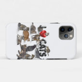Coques Case-Mate iPhone J'aime les chats 😻 téléphone (Dos (Horizontal))