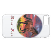 Coques Case-Mate iPhone J'aime les chevaux (Dos (Horizontal))