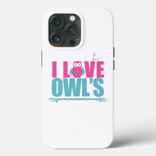 Coques Case-Mate iPhone J'aime les Chouettes (Verso)