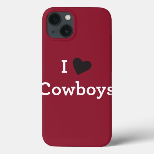 Coques Case-Mate iPhone J'aime les cowboys (Verso)