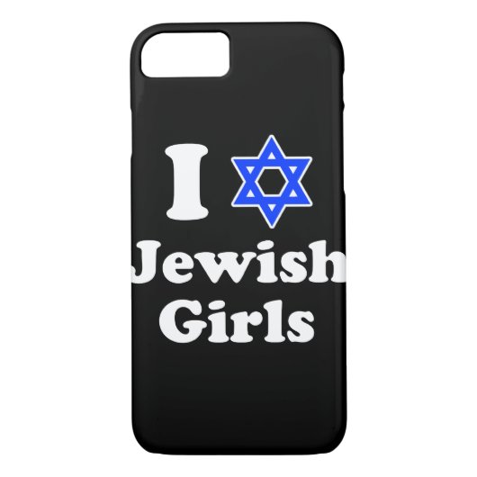 Coques Case-Mate iPhone J'aime les filles juives (Dos)