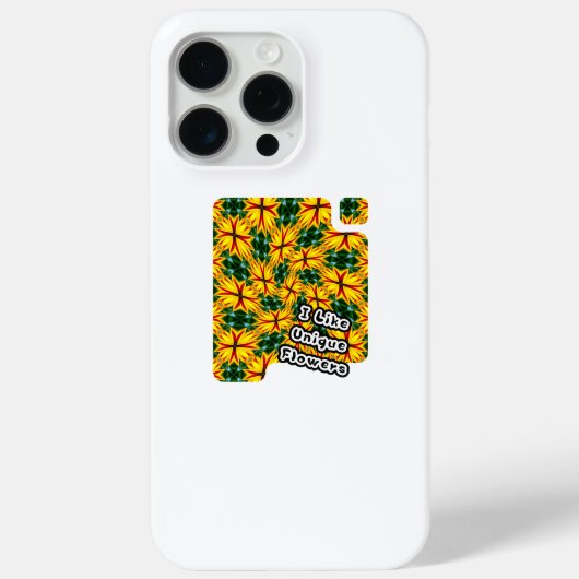 Coques Case-Mate iPhone J'Aime Les Fleurs Uniques (Verso)