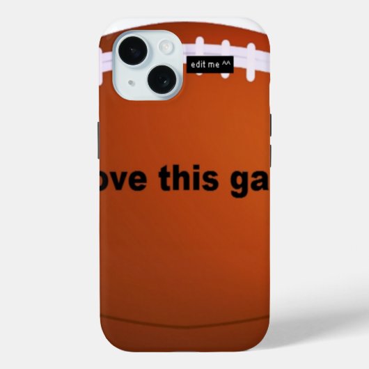 Coques Case-Mate iPhone J'aime les footballs américains.png (Verso)