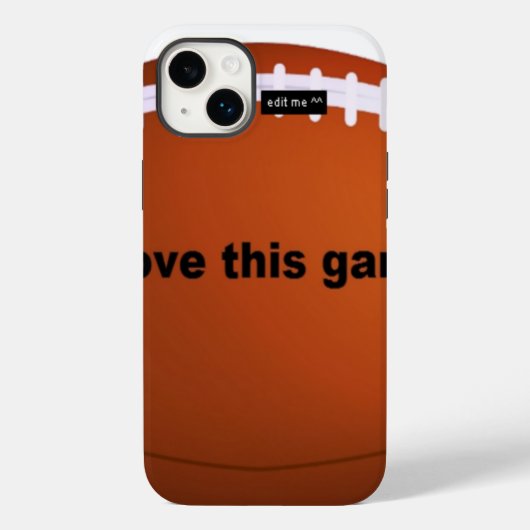 Coques Case-Mate iPhone J'aime les footballs américains.png (Verso)