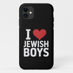Case-Mate iPhone Case J'aime les garçons juifs Je cœur les garçons juifs