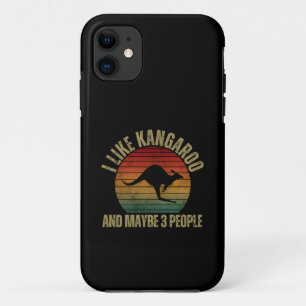 Case-Mate iPhone CASE J'AIME LES KANGAROUS ET PEUT-ÊTRE 3 PERSONNES