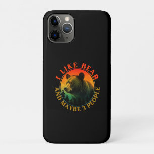 Case-Mate iPhone Case J'aime les ours et peut-être 3 personnes