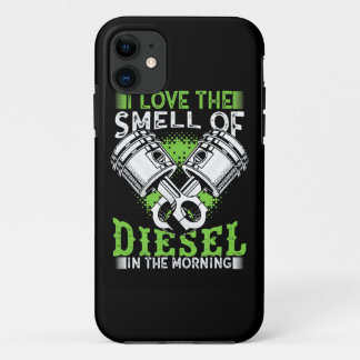 Case-Mate iPhone Case J'Aime L'Odeur De Diesel Dans Le Cadeau Matin Pour
